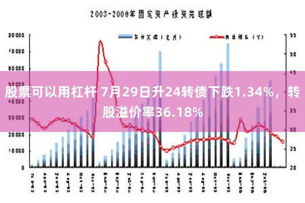 股票可以用杠杆 7月29日升24转债下跌1.34%，转股溢价率36.18%