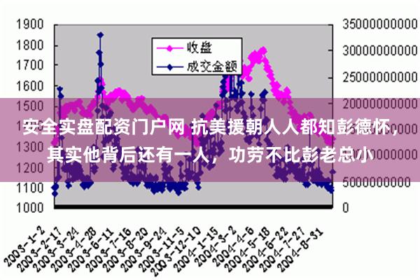 安全实盘配资门户网 抗美援朝人人都知彭德怀，其实他背后还有一人，功劳不比彭老总小