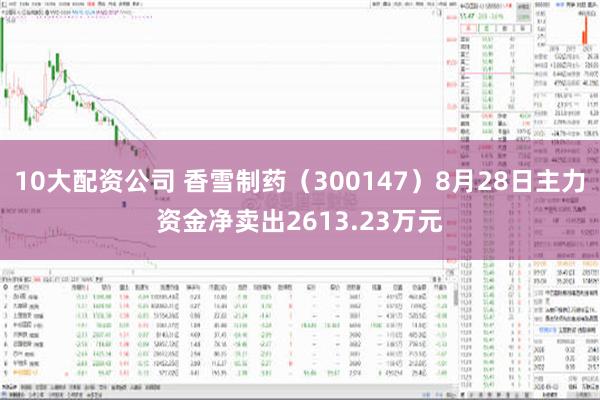 10大配资公司 香雪制药（300147）8月28日主力资金净卖出2613.23万元